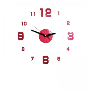 Sieninis laikrodis "Lengvas stilius" (40 x 40 cm)