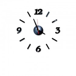 Sieninis laikrodis "Lengvas stilius" (40 x 40 cm)