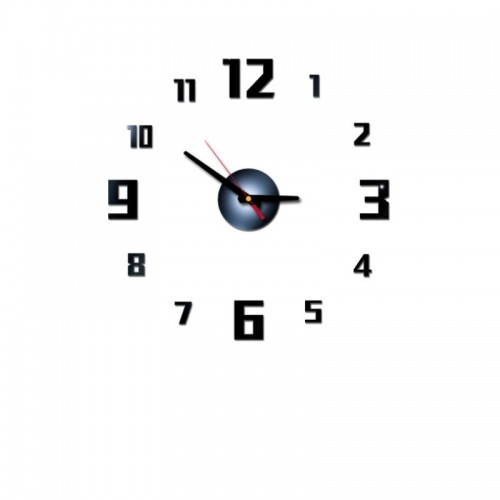 Sieninis laikrodis "Lengvas stilius" (40 x 40 cm)