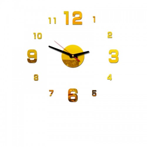 Sieninis laikrodis "Lengvas stilius" (40 x 40 cm)