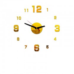 Sieninis laikrodis "Lengvas stilius" (40 x 40 cm)