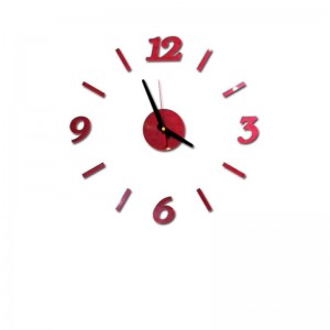 Sieninis laikrodis "Lengvas stilius" (40 x 40 cm)