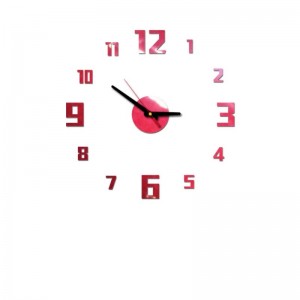 Sieninis laikrodis "Lengvas stilius" (40 x 40 cm)