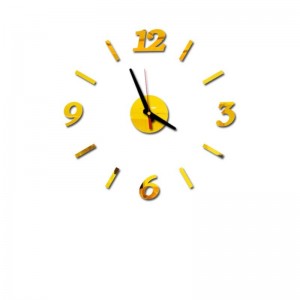 Sieninis laikrodis "Lengvas stilius" (40 x 40 cm)