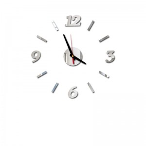 Sieninis laikrodis "Lengvas stilius" (40 x 40 cm)