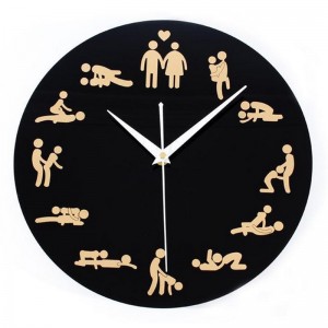 Sieninis laikrodis "Meilės laikas 2" (40 x 40 cm)
