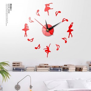 Sieninis laikrodis "Šokėjos ir Natos 2" (49 x 46 cm)