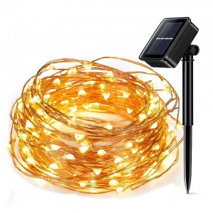 Saulės energija įkraunama girlianda "Nakties švieselės"