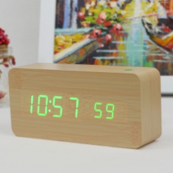 Laikrodis "Medžio stilius" (medžio+žalias)