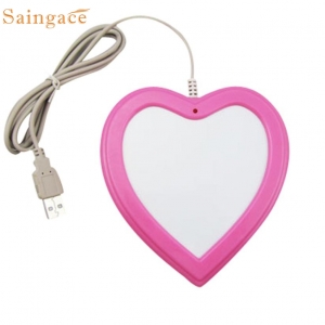 Puodelio šildytuvas "Meilės širdelė" (USB)