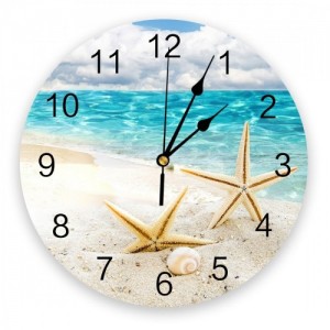 Sieninis laikrodis "Jūros grožis" (25 cm)