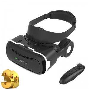 3D virtualios realybės akiniai "VR švytėjimas"