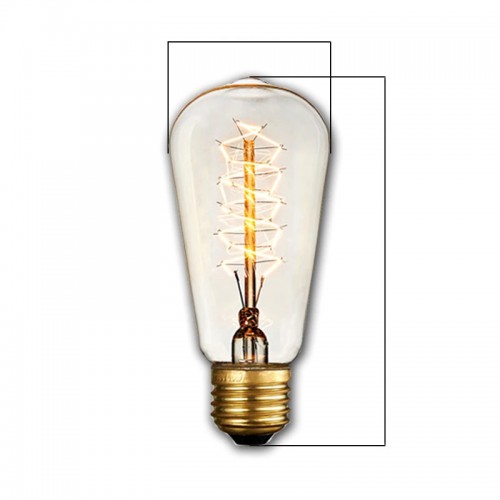 Dekoratyvinė lemputė "Edison" (E27, ST64)