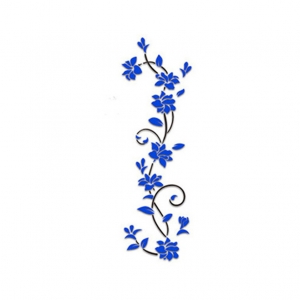 Lipdukas "Nuostabi mėlynoji gėlė" (24 x 80 cm)