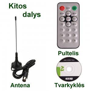 Skaitmeninis mini USB DVB-T TV tiuneris