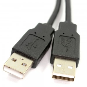 Kabelis USB į USB (USB 2.0) 1.8 m juodas