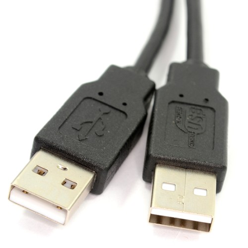 Kabelis USB į USB (USB 2.0) 1.8 m juodas
