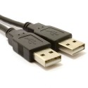 Kabelis USB į USB (USB 2.0) 1.8 m juodas