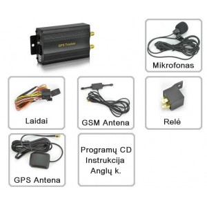 Realaus laiko GPS seklys su GSM GPRS