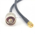 Jungiamasis kabelis "Aukščiausia kokybė" (SMA išorinis/N išorinis, 15 metrų,4G/3G/2G,WiFi)