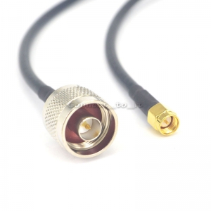 Jungiamasis kabelis "Aukščiausia kokybė" (SMA išorinis/N išorinis, 15 metrų,4G/3G/2G,WiFi)