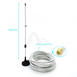 Išorinė antena "Klasika" (3G,WiFi,SMA,5dbi,10m)