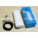 Išorinė antena "Profesionalas 8" (4G/3G/2G,WiFi,SMA,25dbi,2m)