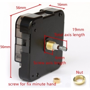 Laikrodžio mechanizmas "Geriausia kokybė" (19mm ašis)