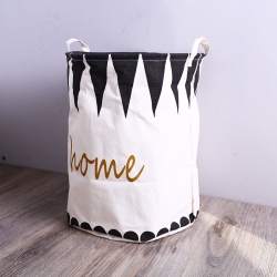 Medvilninė daiktadėžė "Puikieji namučiai"