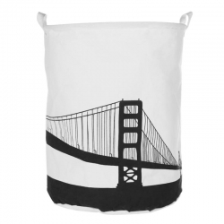 Medvilninė daiktadėžė "Puikusis kabantis tiltas"