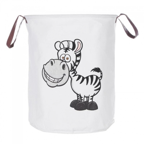 Medvilninė daiktadėžė "Puikusis zebriukas dryžius"