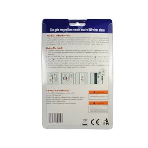Bevielė 120 dB durų apsauga su pulteliu