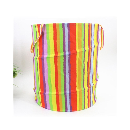 Medvilninė daiktadėžė "Nuostabios vaivorykštės spalvos"