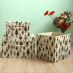 Medvilninė daiktadėžė "Stilingosios eglutės"