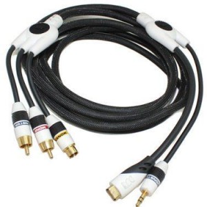 Apple MINI DVI į S-video RCA kabelis