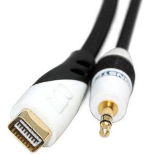 Apple MINI DVI į S-video RCA kabelis