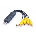 USB 4 kanalų video įrašymo įtaisas