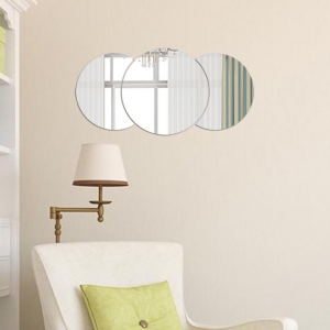 Veidrodiniai lipdukai "Rutuliai" (40 x 20 cm)