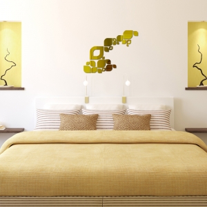 Veidrodiniai lipdukai "Nuostabūs ornamentai" (65 x 65 cm)