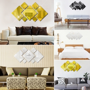 Veidrodiniai lipdukai "Puikieji ornamentai 2" (20 x 20 cm)