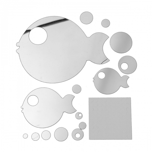 Veidrodiniai lipdukai "Nuostabios žuvelės" (23 x 17 cm)