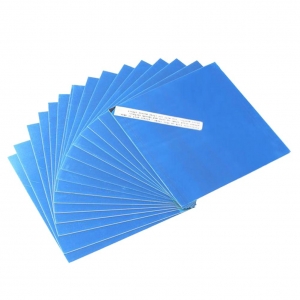 Veidrodiniai lipdukai "Sidabrinės plytelės" (16 vnt, 15 x 15 cm)