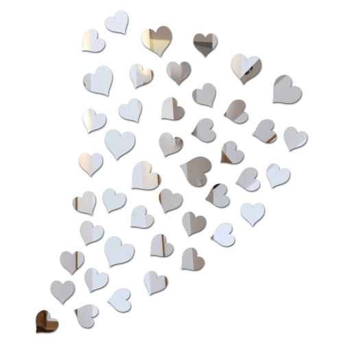 Veidrodiniai lipdukai "Meilės lietus"