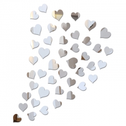 Veidrodiniai lipdukai "Meilės lietus"