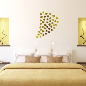 Veidrodiniai lipdukai "Meilės lietus"