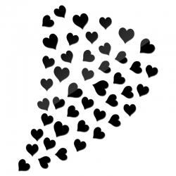 Veidrodiniai lipdukai "Meilės lietus"