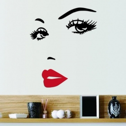Veidrodiniai lipdukai "Moteris" (70 x 60 cm)