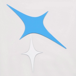 Veidrodiniai lipdukai "Žvaigždėtas dangus" (43 vnt.)