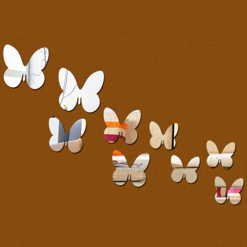 Veidrodiniai lipdukai "Puikieji drugeliai" (40 x 60 cm)