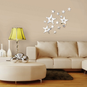 Veidrodiniai lipdukai "Žvaigždelės"